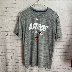 Nike Houston Astros short sleeve Dri fit tshirt size medium